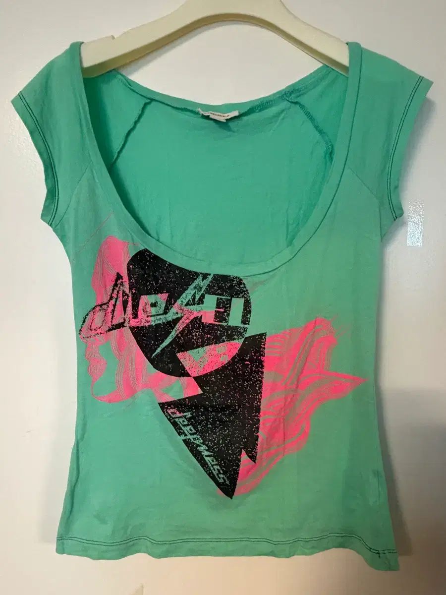 ミントコア DIESEL ディーゼル ヴィンテージ ミント グラフィック Tシャツ y2k
