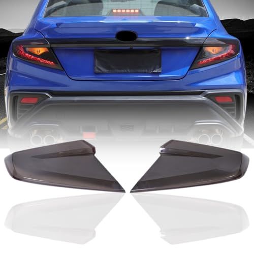 スバル WRX 2022年?現行に専用 リアテールランプカバー ウィンカー保護シェル テールランプシェル テールライト スモークカバー ヘッドライトカバー ウィンカーシェル テールライトシェル 保護カバー 外装パーツ カー用品 2点セットts 087c841d