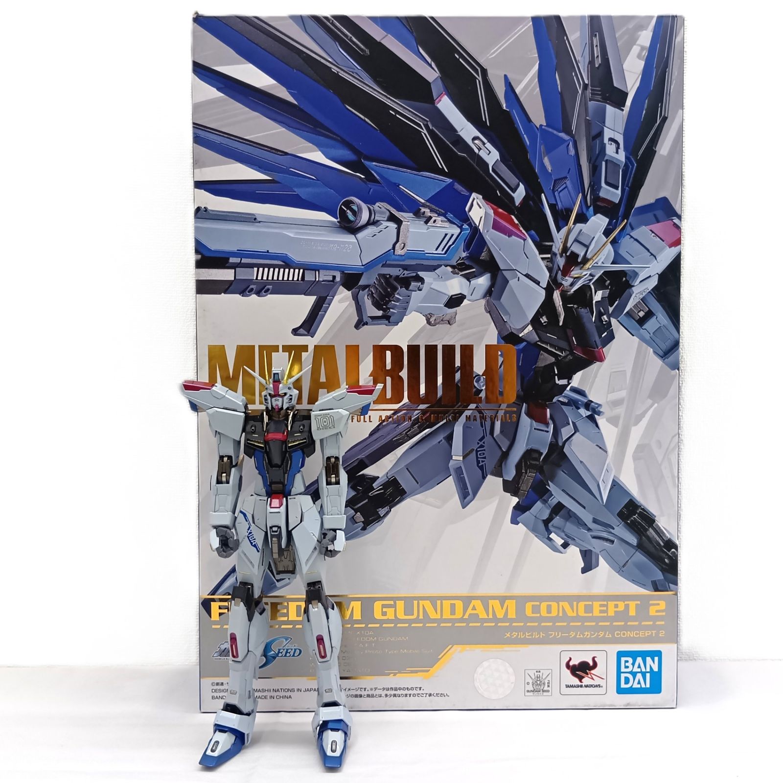 ○ BANDAI SPIRITS フィギュア METAL BUILD フリーダムガンダム CONCEPT 2 「機動戦士ガンダムSEED」 開封品
