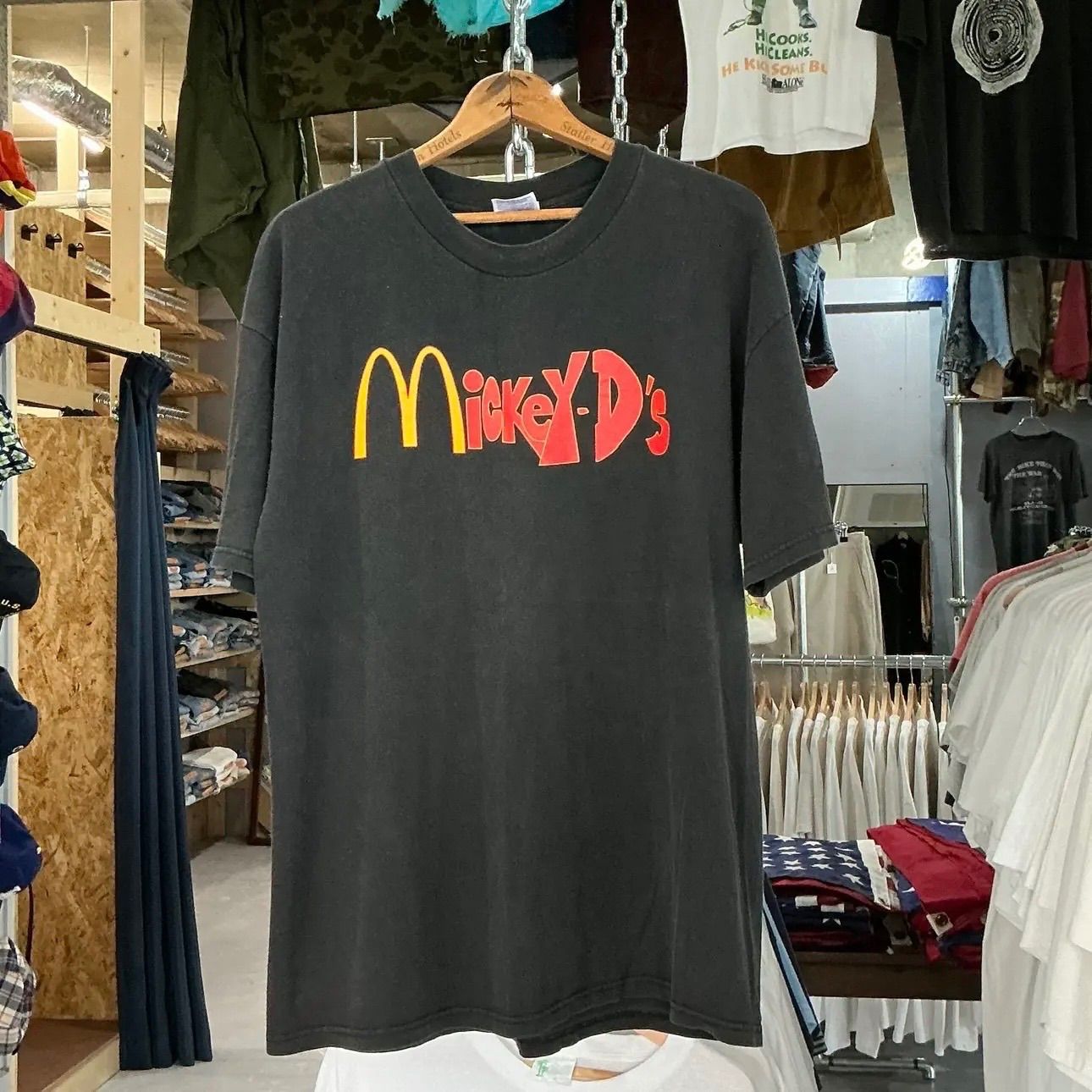 00s Mickey D’s Tee マクドナルド パロディ Tシャツ