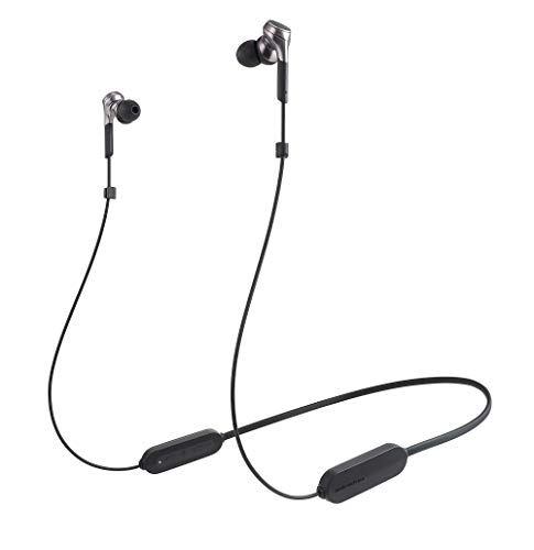 オーディオテクニカ ATH-CKS660XBT GM ワイヤレスイヤホン bluetooth 重低音 SOLID BASS マイク付 ガンメタリック ATH-CKS660XBT GMe