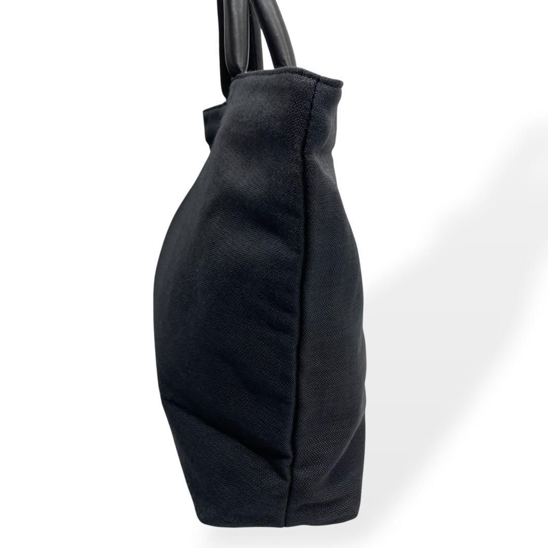 極美品 BALENCIAGA トートバッグ キャンバス レザー ブラック - メルカリ