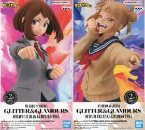 フィギュア 全2種セット 「僕のヒーローアカデミア」 GLITTER&GLAMOURS-OCHACO URARAKA&HIMIKO TOGA-【10日以内発送】