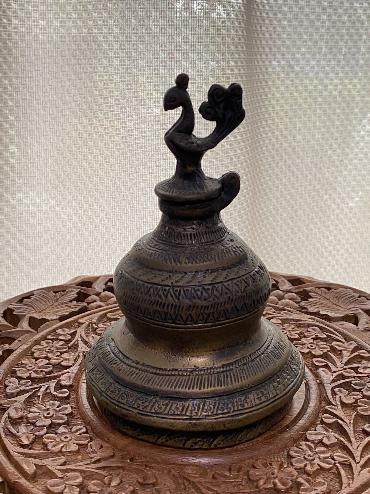 真鍮製 インクウェル（インク入れ）インド製　ビンテージ