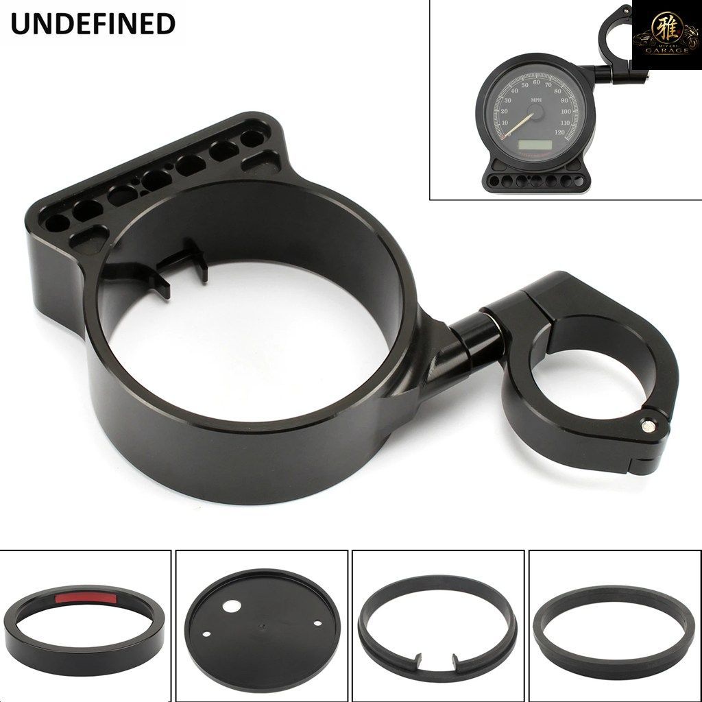 オートバイ用サイドスピードメーター移設ブラケットマウント 39mm ハーレー スポーツスター 883 1200 XL 93-15 ダイナ ローライダー ストリ