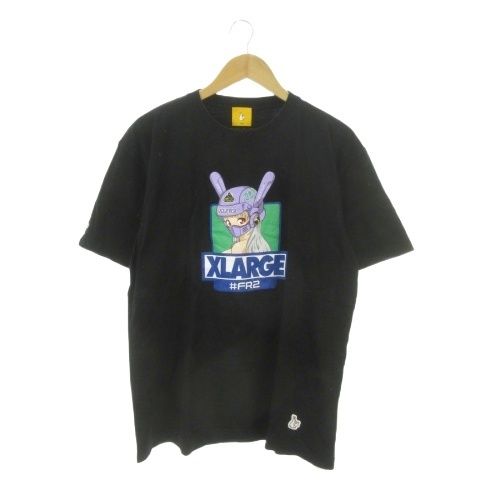 エクストララージ X-LARGE × エフアールツー #FR2 Biker Girl Tシャツ L 黒 ブラック プリント 半袖 /MN33 ■GY01 7,739円