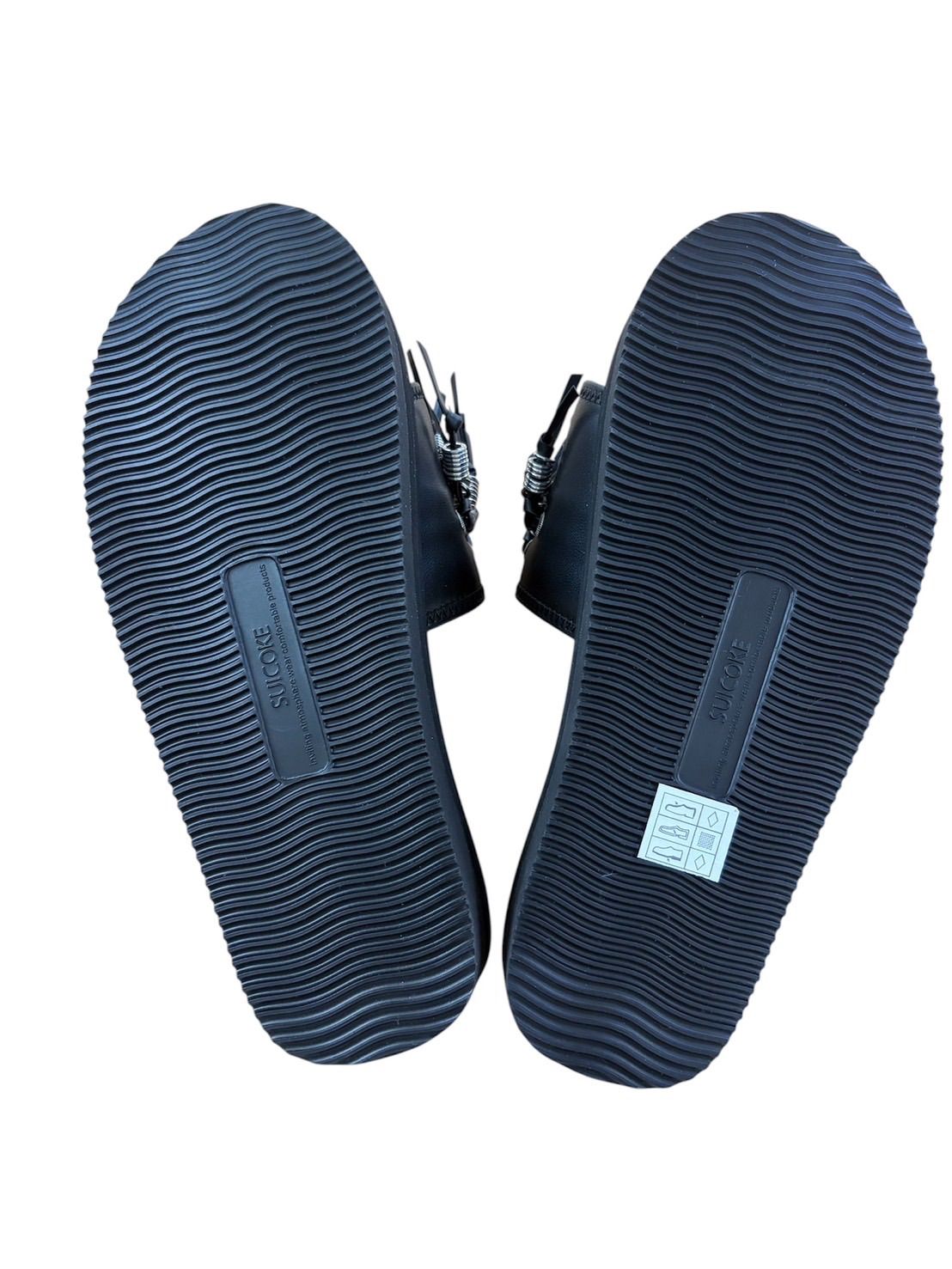 TOGA × SUICOKEメタルフリンジ サンダル ブラック(27cm) TOGA×SUICOKE トーガ×スイコック メタル付きフリンジストラップ