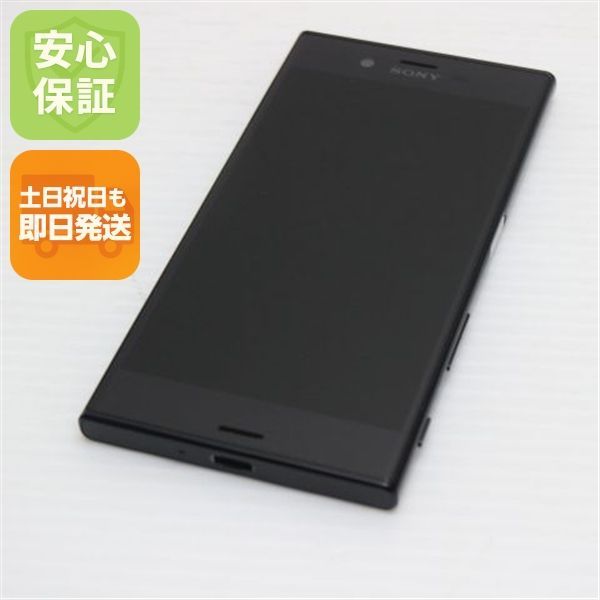 美品 au SOV34 Xperia XZ ミネラルブラック 即日発送 スマホ AU SONY