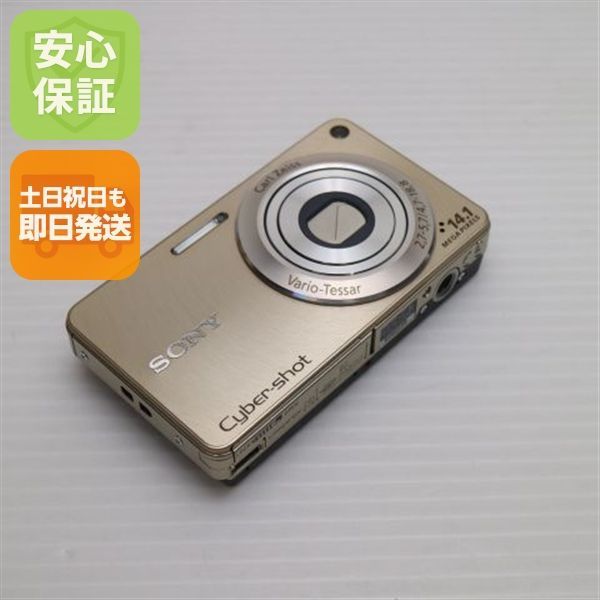 超美品 Cyber-shot DSC-W350 ゴールド 即日発送 SONY デジカメ デジタルカメラ 本体 土日祝発送OK 01000