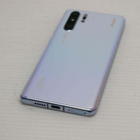 超美品 HW-02L HUAWEI P30 Pro ブリージングクリスタル スマホ 本体 白