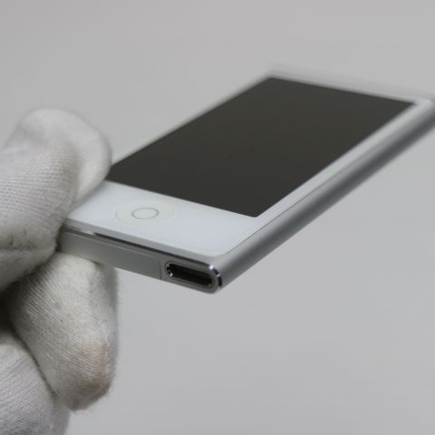 新品同様 iPod nano 第7世代 16GB シルバー 即日発送 MD480J/A MD480J
