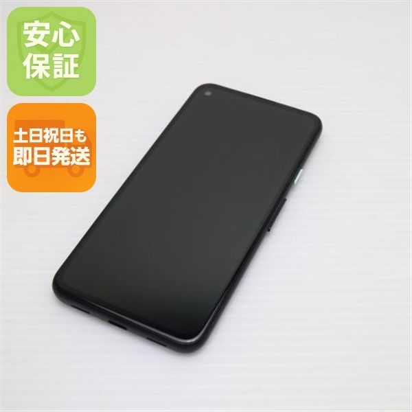 美品 SoftBank Google Pixel 4a 128GB ジャストブラック スマホ 土日祝