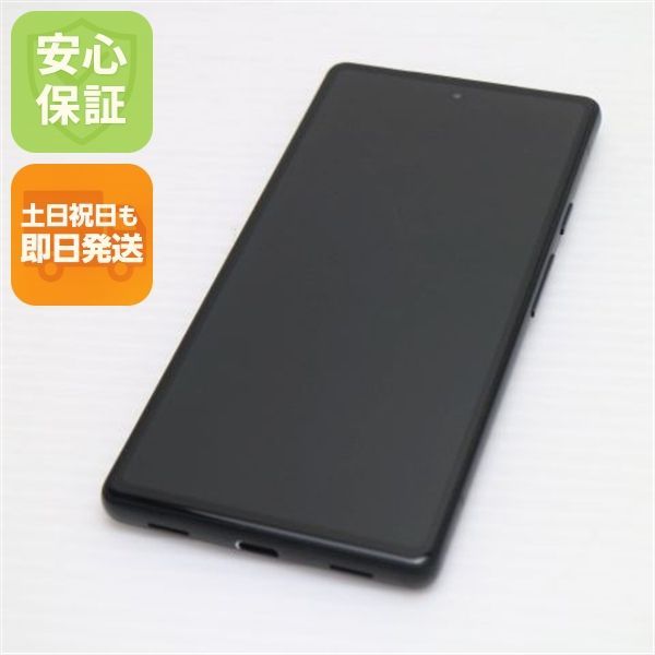 美品 SIMフリー Google Pixel 6a チャコール スマホ 白ロム 土日祝発送