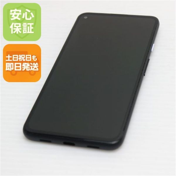 超美品 SoftBank Google Pixel 4a (5G) 128GB ジャストブラック スマホ