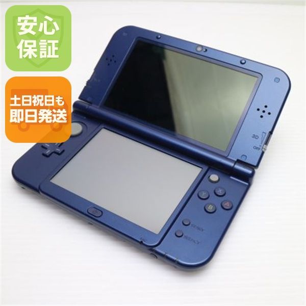 良品中古 Newニンテンドー3DS LL メタリックブルー 即日発送 game 任天堂 本体 土日祝発送OK 01000