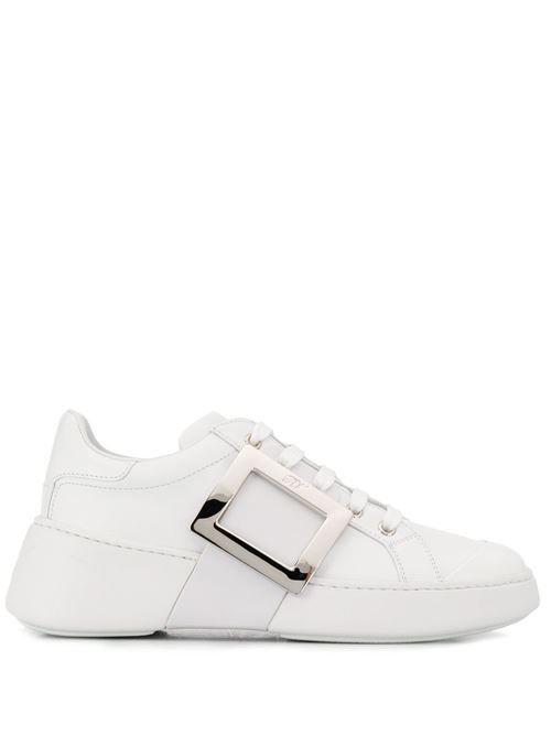 ROGER VIVIER VIV SKATE レザー スニーカー 送料無料