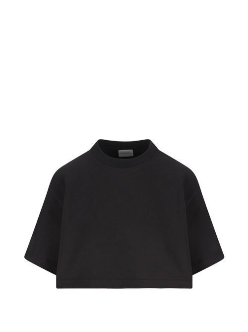 バレンシアガ コットン クロップド Tシャツ 送料無料