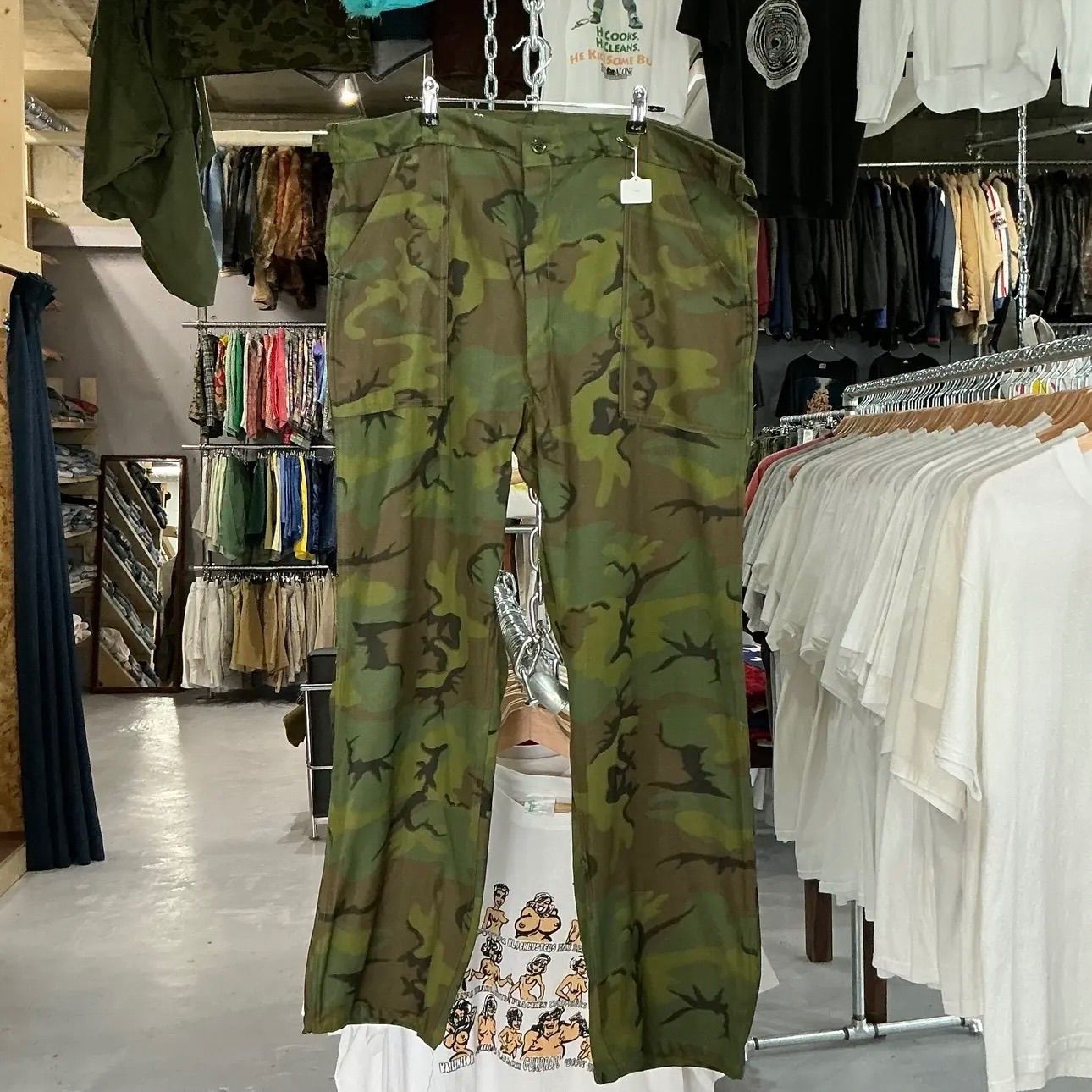 ~60s Civilian Leaf Camo Baker Type with Costume Stamp シビリアンリーフカモ ベイカータイプ