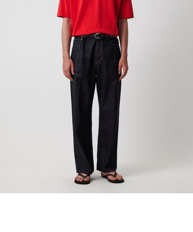 UNITED ARROWS バギー デニムパンツ　インディゴ S