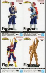 フィギュア 全4種セット 「僕のヒーローアカデミア」 Figuno-SHOTO TODOROKI・ALL MIGHT-【10日以内発送】