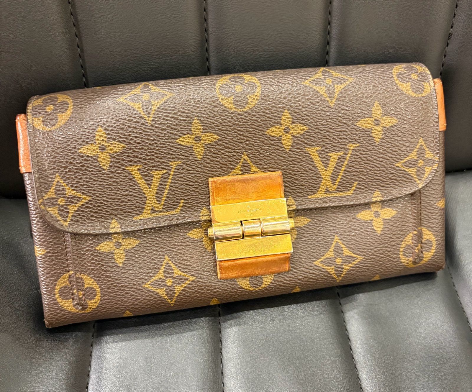 ★NA6211 LOUIS VUITTON ルイヴィトン 二つ折り 長財布 モノグラム ポルトフォイユ エリゼ M60414