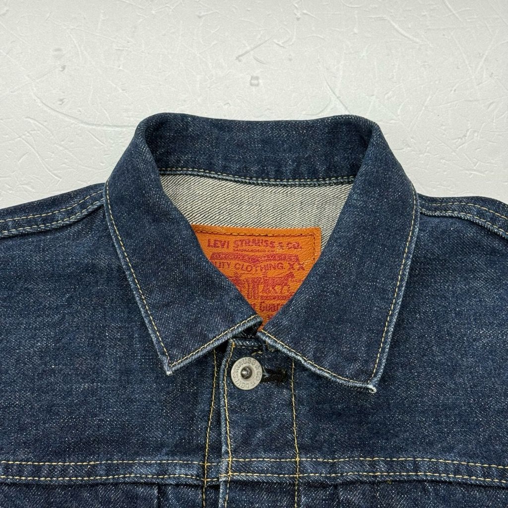 90s Levi's 71506XX デニム ジャケット 1st 日本製 38 90s Levi's 71506XX 1st 1998年製 復刻 日本製 ビッグE サイズ38