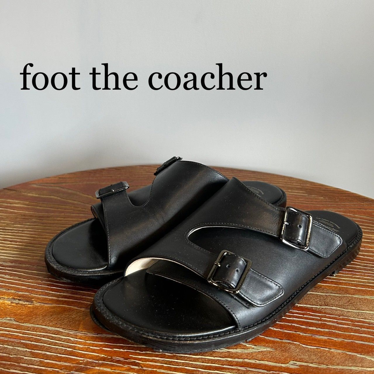 foot the coacher』フットザコーチャー (25.5cm) ダブルベルトサンダル