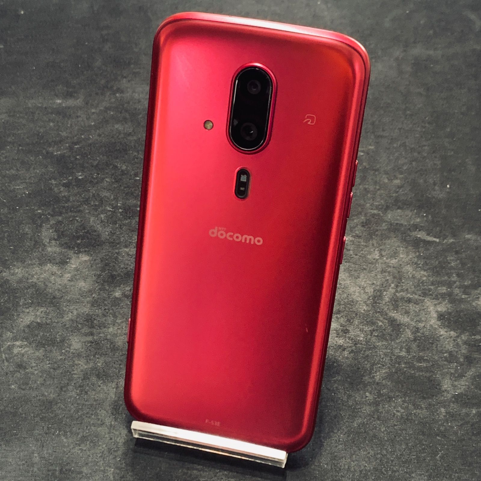 【美品】らくらくスマートフォン SIMロック解除済 128GB F-53E ピンク