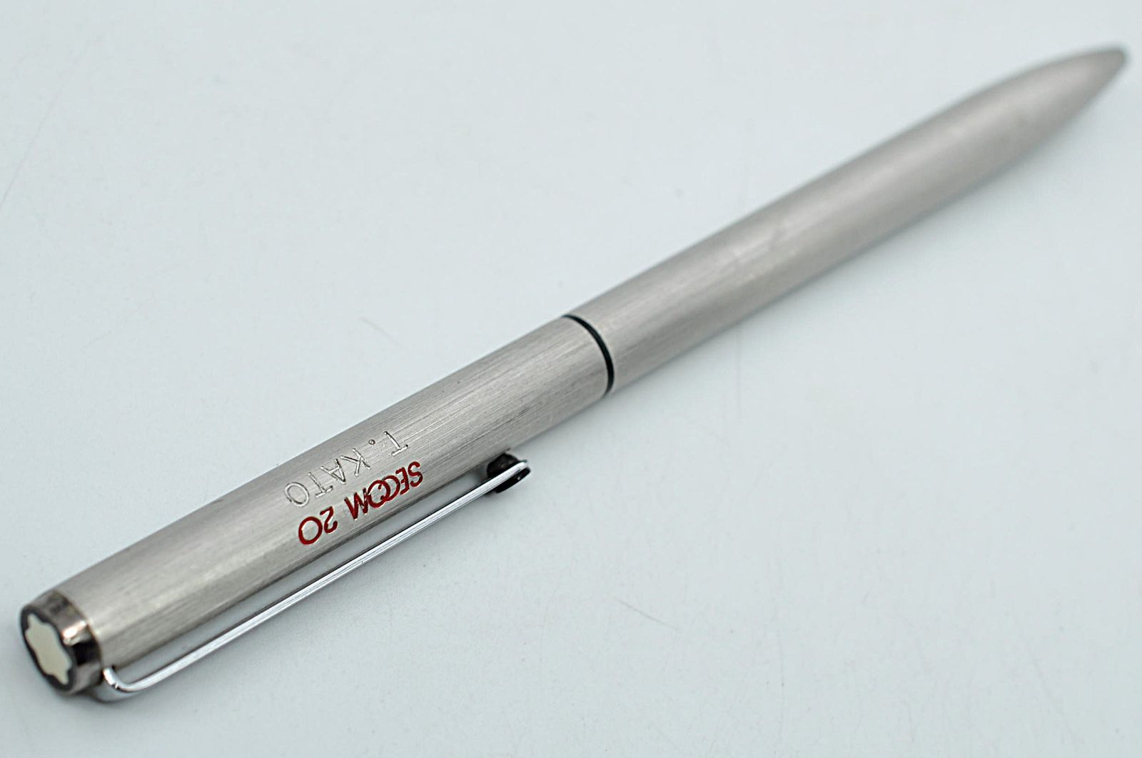 MONTBLANC モンブラン 2色ボールペン マルチペン 筆記具シルバー 銀