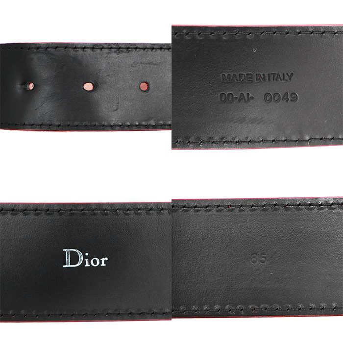 DIOR HOMME ディオール・オム ベルト スウェード サイズ 85 ウエスト約