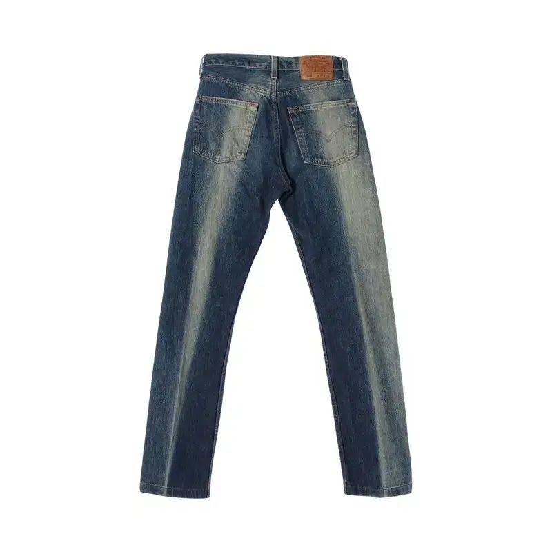 リーバイス (WOMEN-27x32) コットン 501 赤タブ フェイディング デニム パンツ