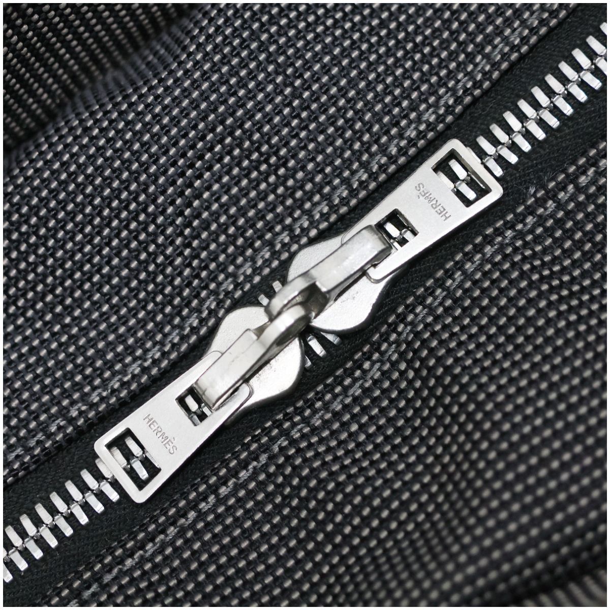 極美品】エルメス エールライン アド MM キャンバス グレー 2WAY 