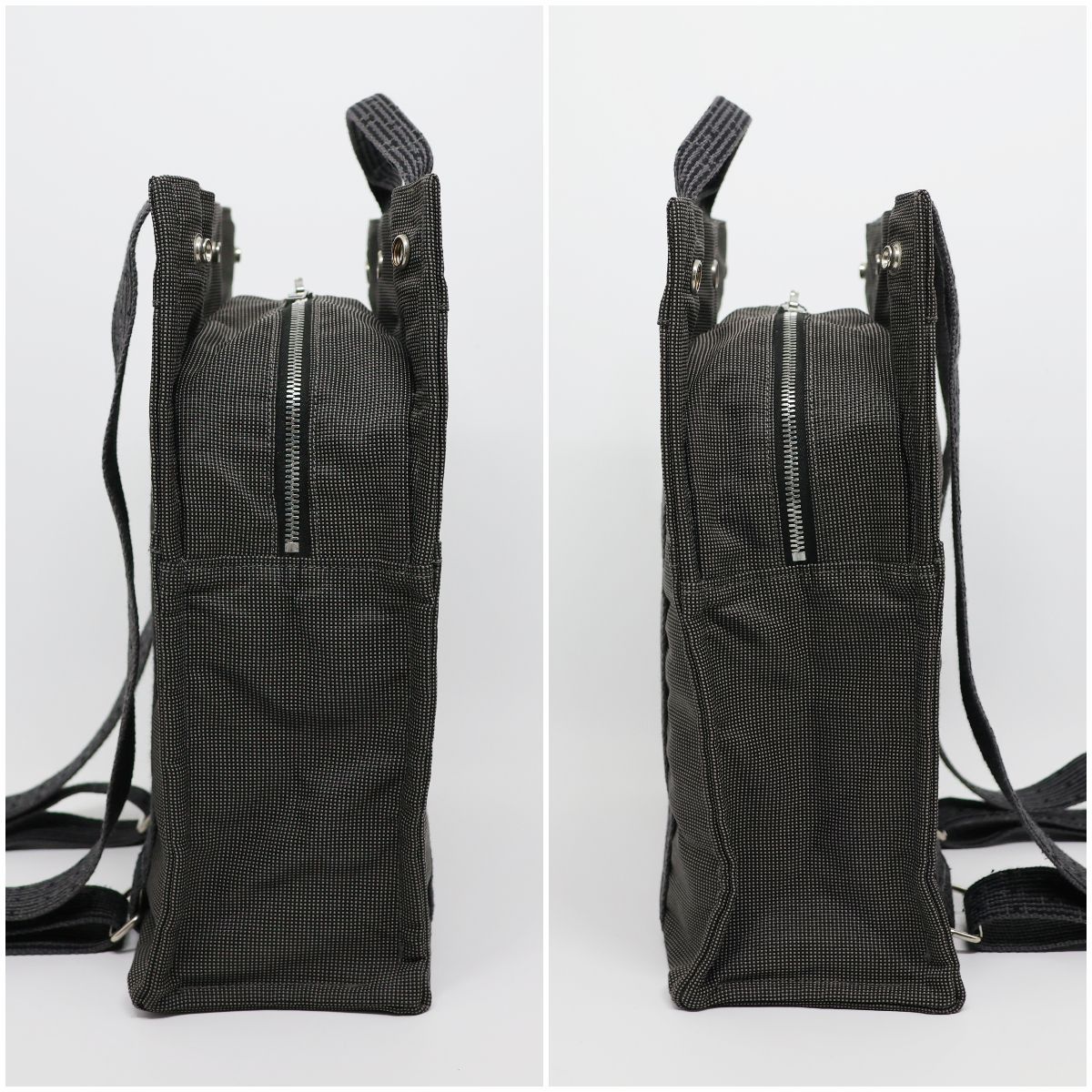 極美品】エルメス エールライン アド MM キャンバス グレー 2WAY