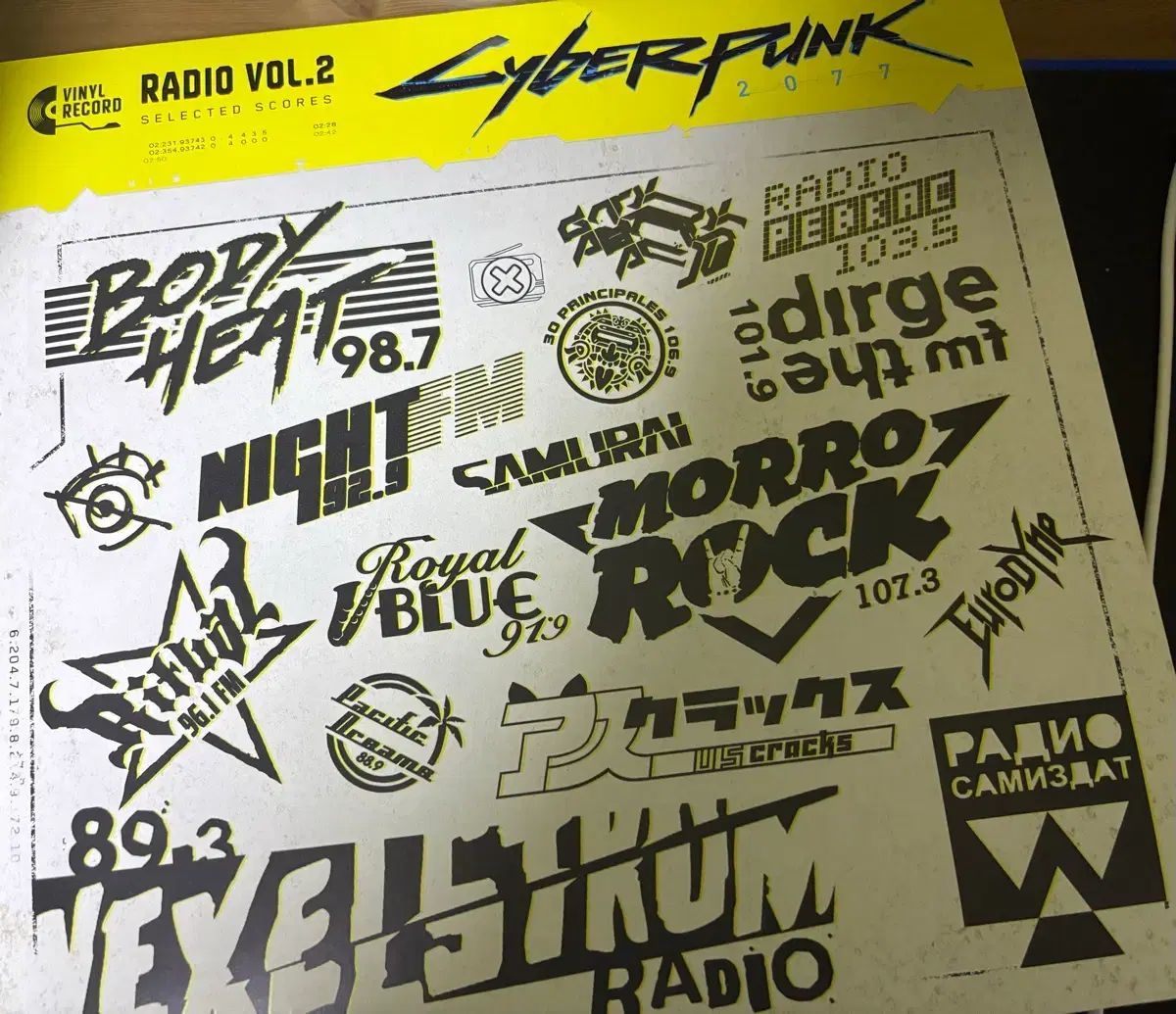 サイバーパンク 2077 RADIO VOL 2 ヴァイナル ビニールレコード 記録