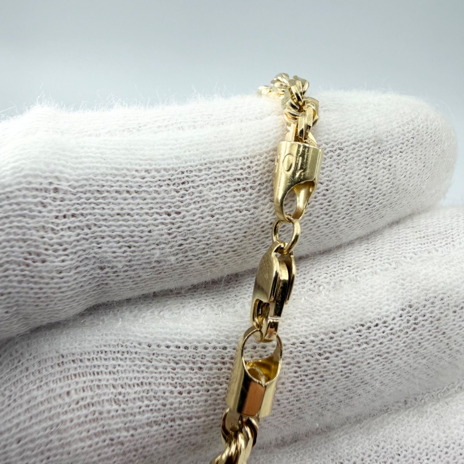 極美品】アヴァランチ 10K ブレスレット 3.2mm 19cm 8.2g - メルカリ