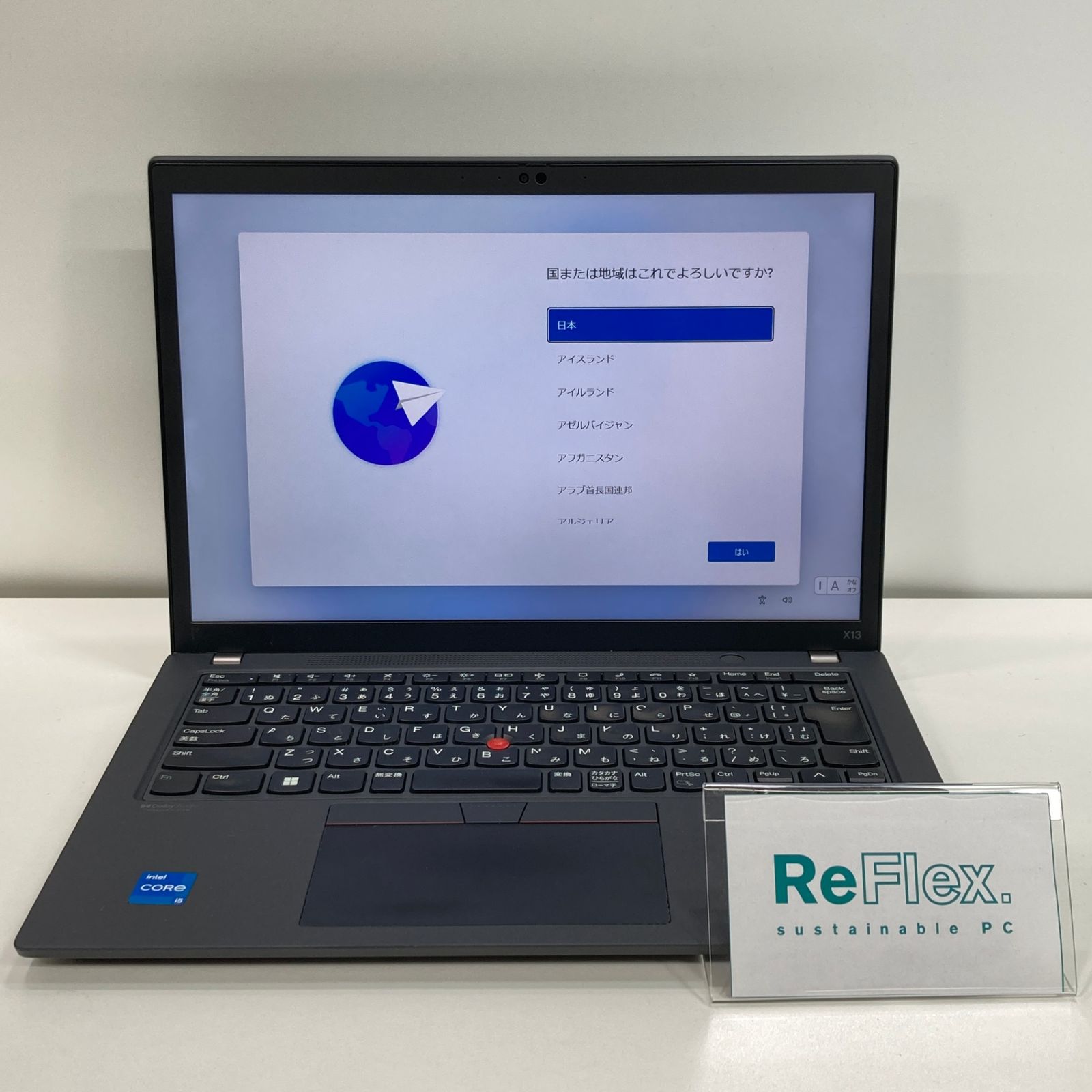 【7日間保証・中古】Lenovo ThinkPad X13 Gen 3/Core i5 1235U (1.3GHz)/16GB/SSD256GB/Windows11 Pro