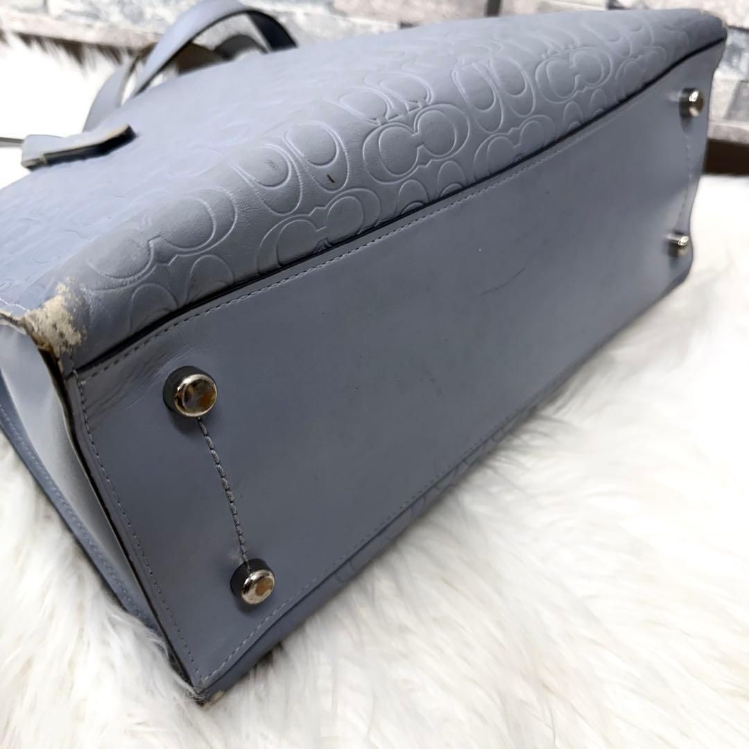 COACH コーチ シグネチャー エンボス 2way K1869-51728 COACH コーチ 2wayエンボスレザーショルダーバッグ シグネチャー