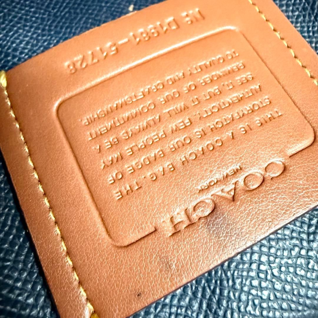 COACH コーチ 2wayエンボスレザーショルダーバッグ シグネチャー