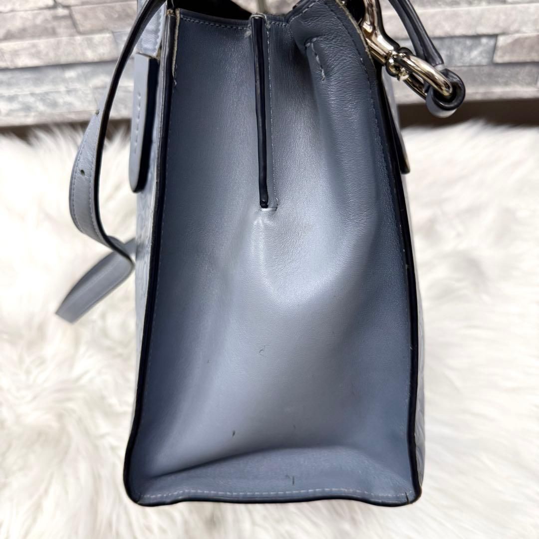 COACH コーチ 2wayエンボスレザーショルダーバッグ シグネチャー