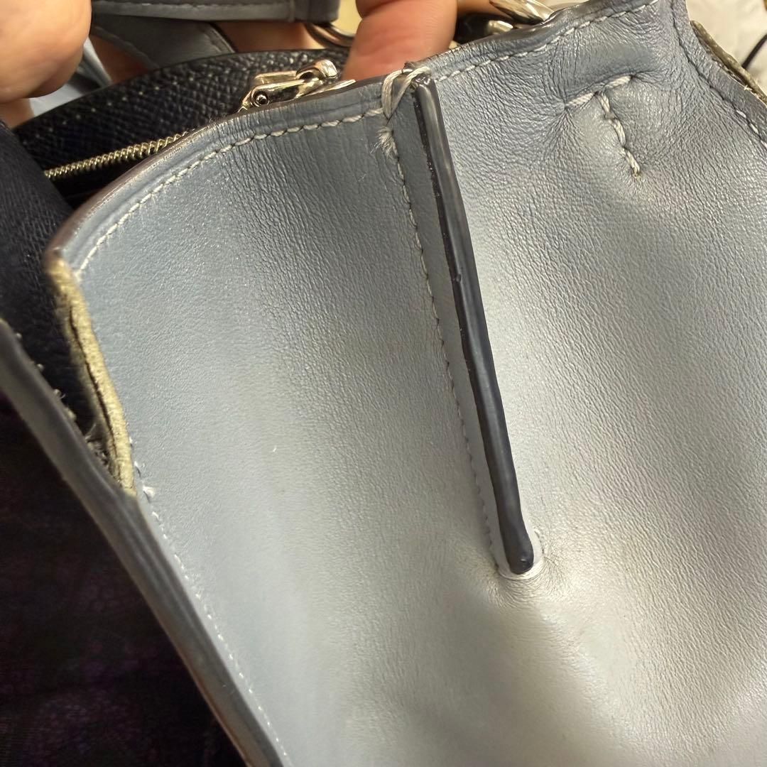 COACH コーチ 2wayエンボスレザーショルダーバッグ シグネチャー