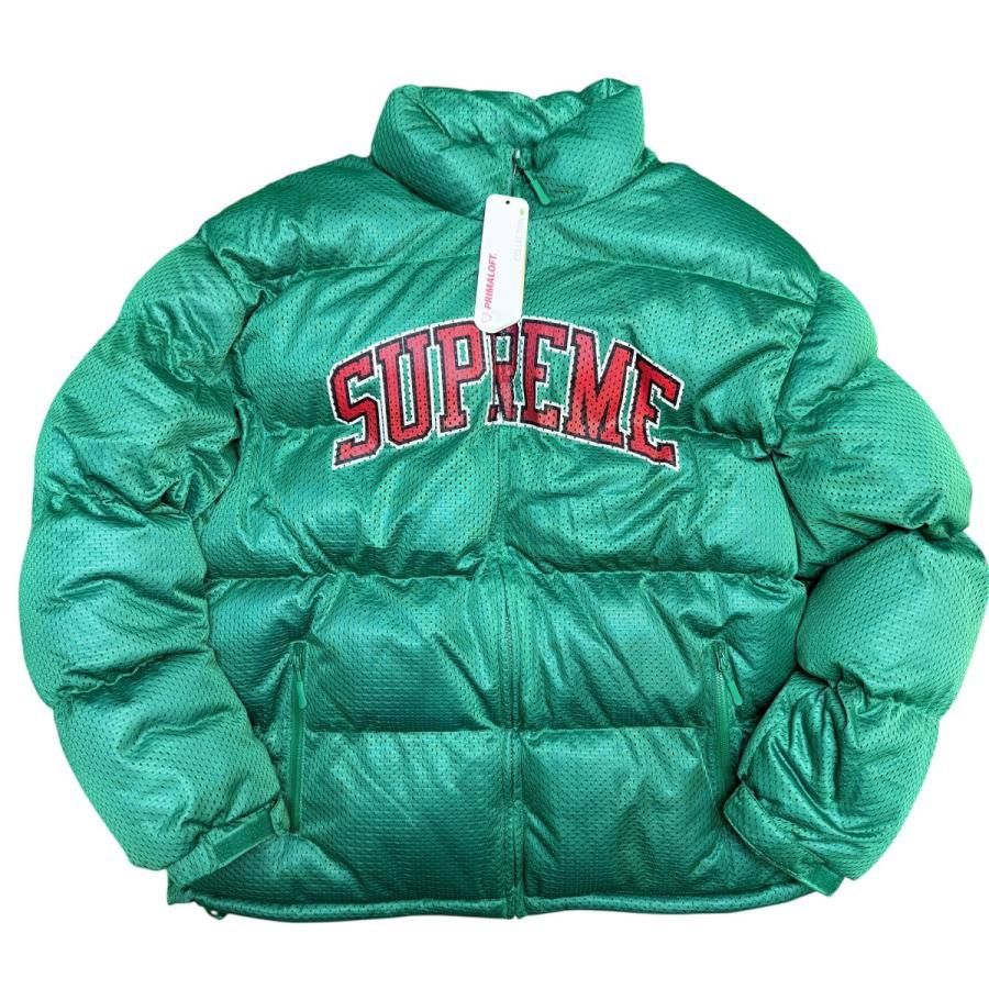 【希少】【新古品】サイズ【XL】シュプリーム Supreme 23SS／ Mesh Jersey Puffer Jacket メッシュジャージ パファージャケット ／綿プリマロフト　 8065000235762 35,750円