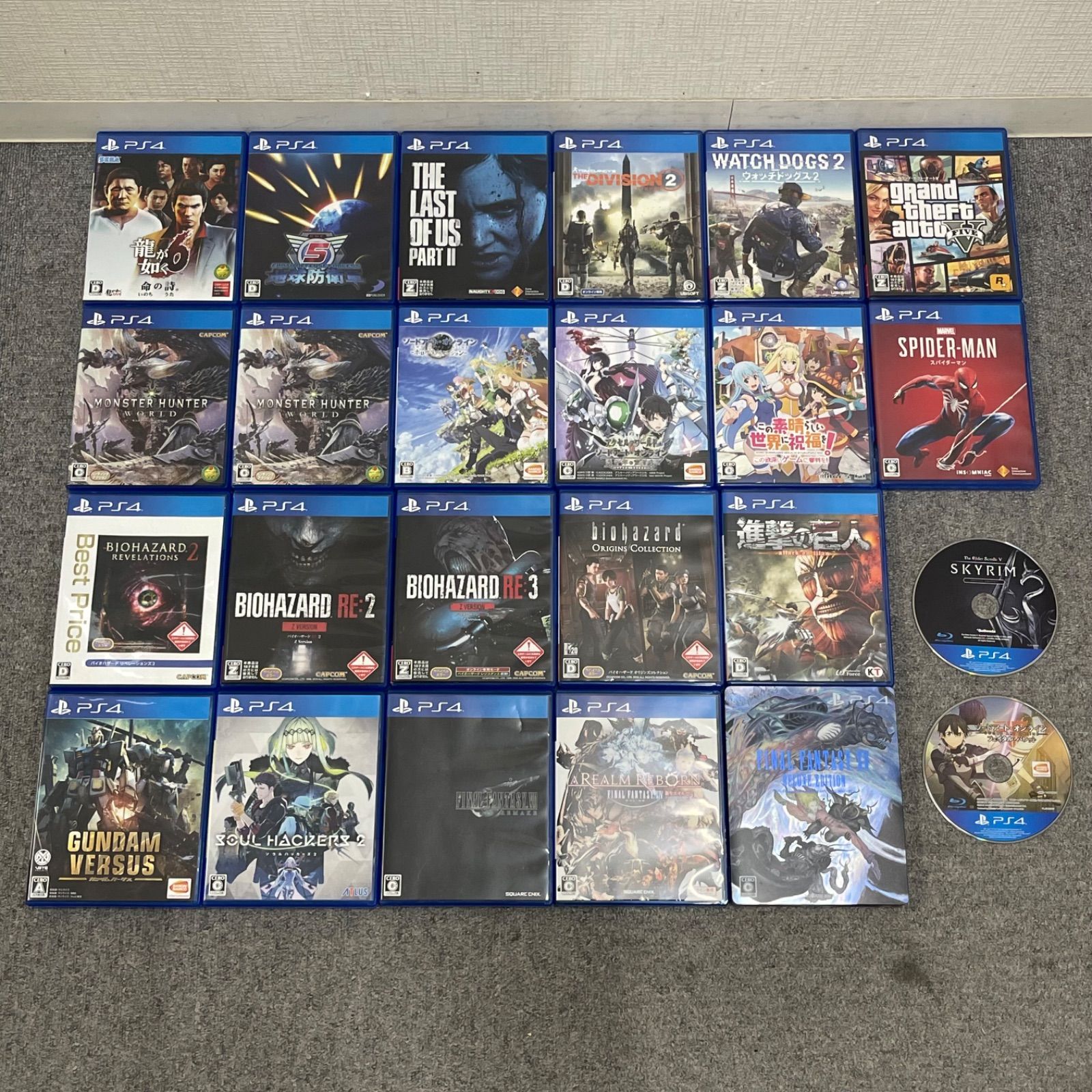 PlayStation4 - 【半額以下】PS4 ソフト　24本まとめ売り　梱包丁寧　匿名発送　送料込み NPA】PlayStation4 PS4 ソフト 24本 まとめ - メルカリ