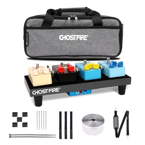 GHOSTFIRE 超軽量 ギターエフェクター ボード ペダルボード アルミニウム合金 面ファスナー キャリングバッグ付き Sシリーズ (SPL-01(35x14cm))★m e3dfc747