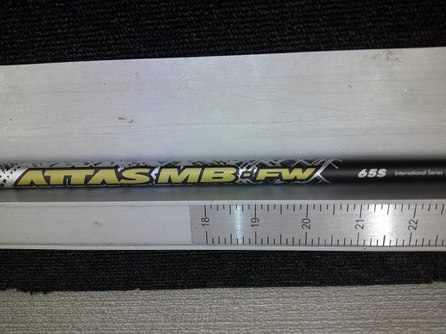 中古 シャフト USTマミヤ ATTAS MB-FW 65（S） テーラーメイド用
