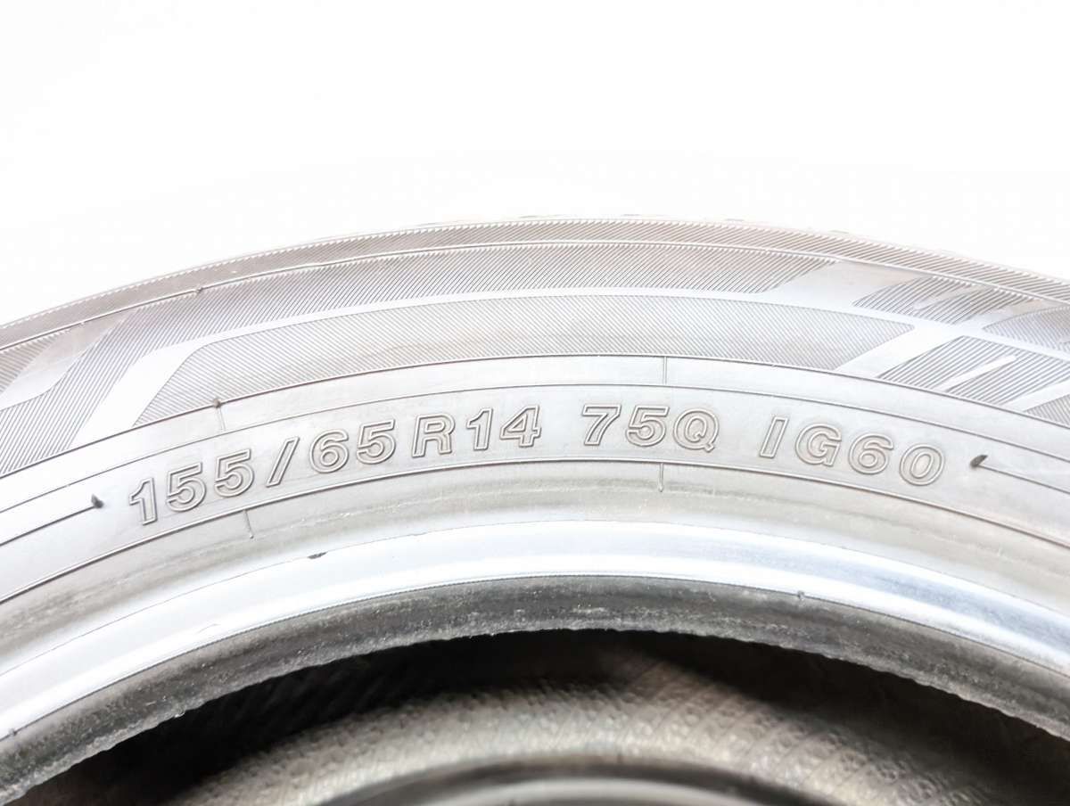 155/65R14 ヨコハマ アイスガード iG60 中古タイヤ スタッドレスタイヤ