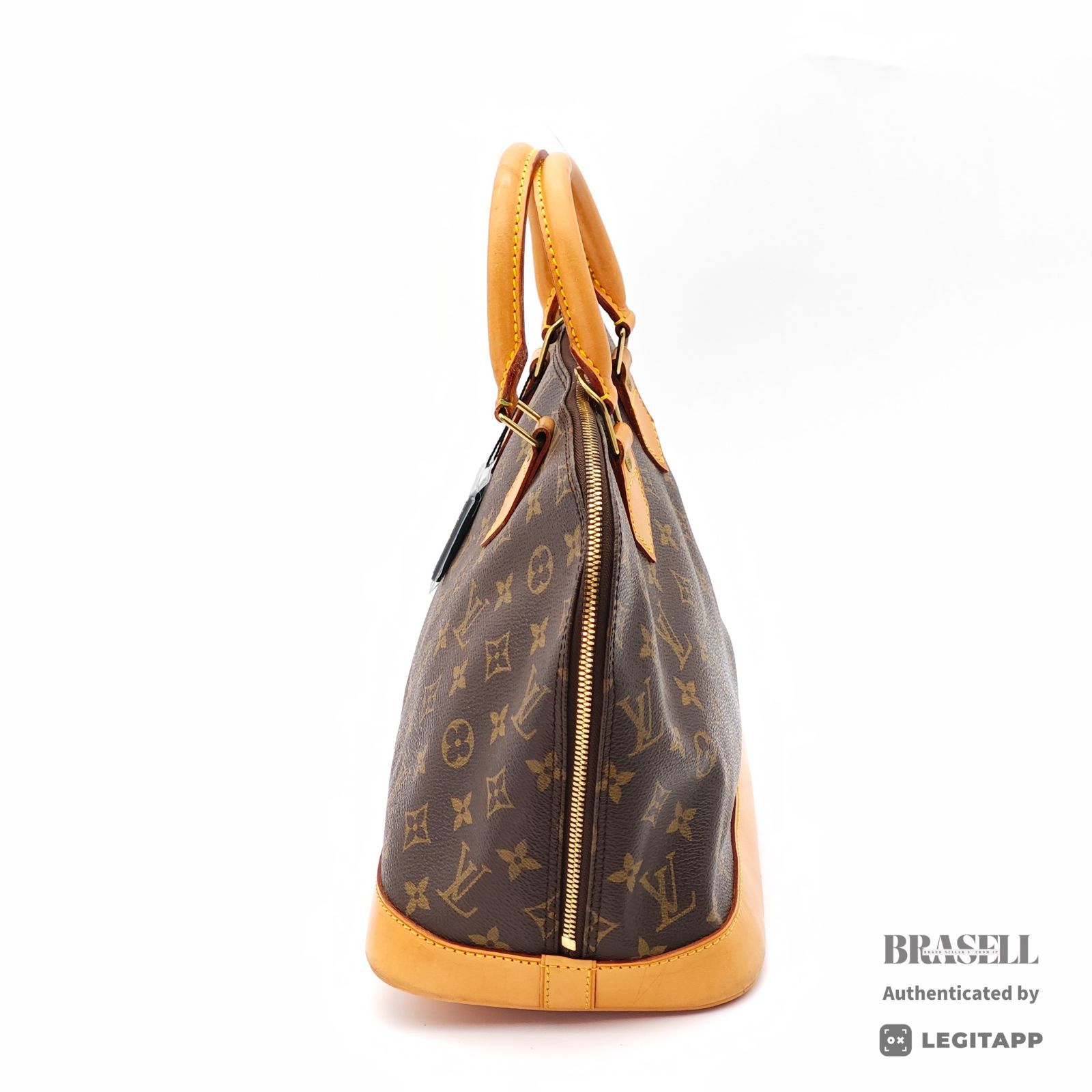 LOUIS VUITTON アルマ M51130 バッグ ハンドバッグ ゴルフ ブラウン レディース メンズ パドロック 鍵