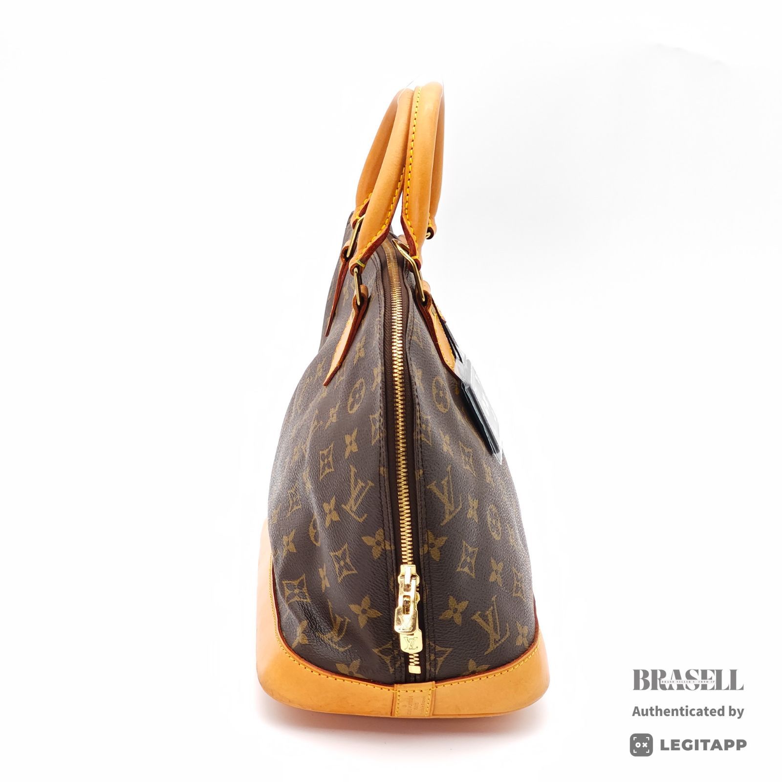 LOUIS VUITTON アルマ M51130 バッグ ハンドバッグ ゴルフ ブラウン レディース メンズ パドロック 鍵
