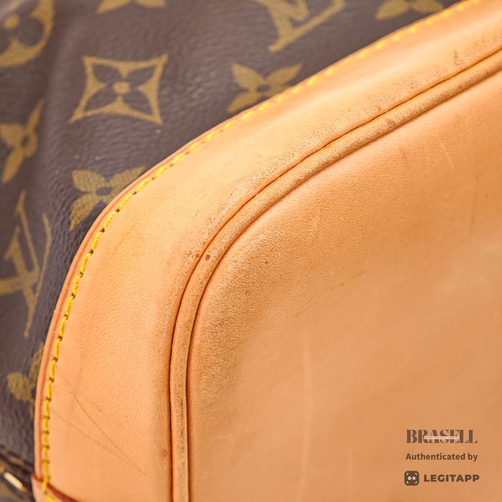 LOUIS VUITTON アルマ M51130 バッグ ハンドバッグ ゴルフ ブラウン レディース メンズ パドロック 鍵
