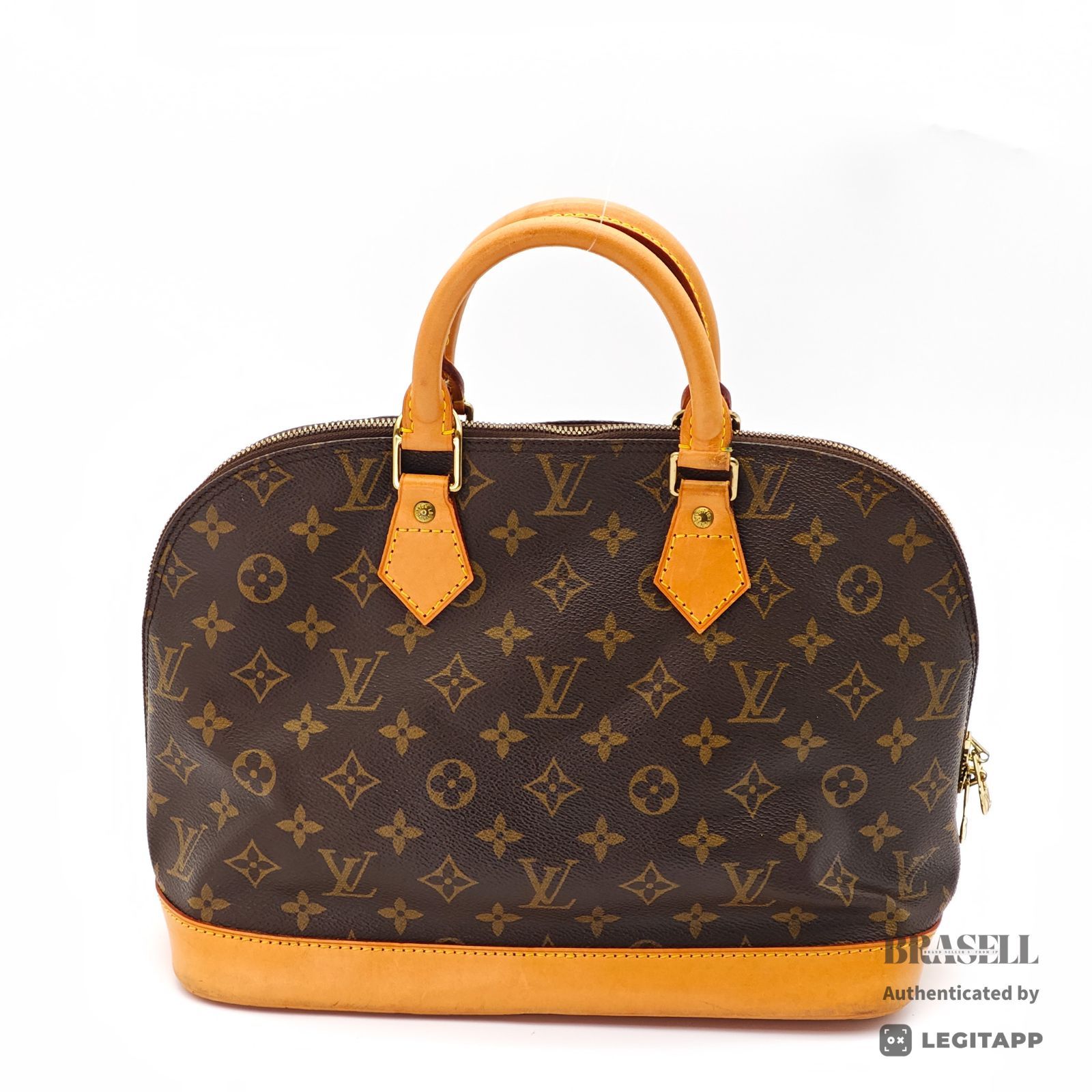 LOUIS VUITTON アルマ M51130 バッグ ハンドバッグ ゴルフ ブラウン レディース メンズ パドロック 鍵