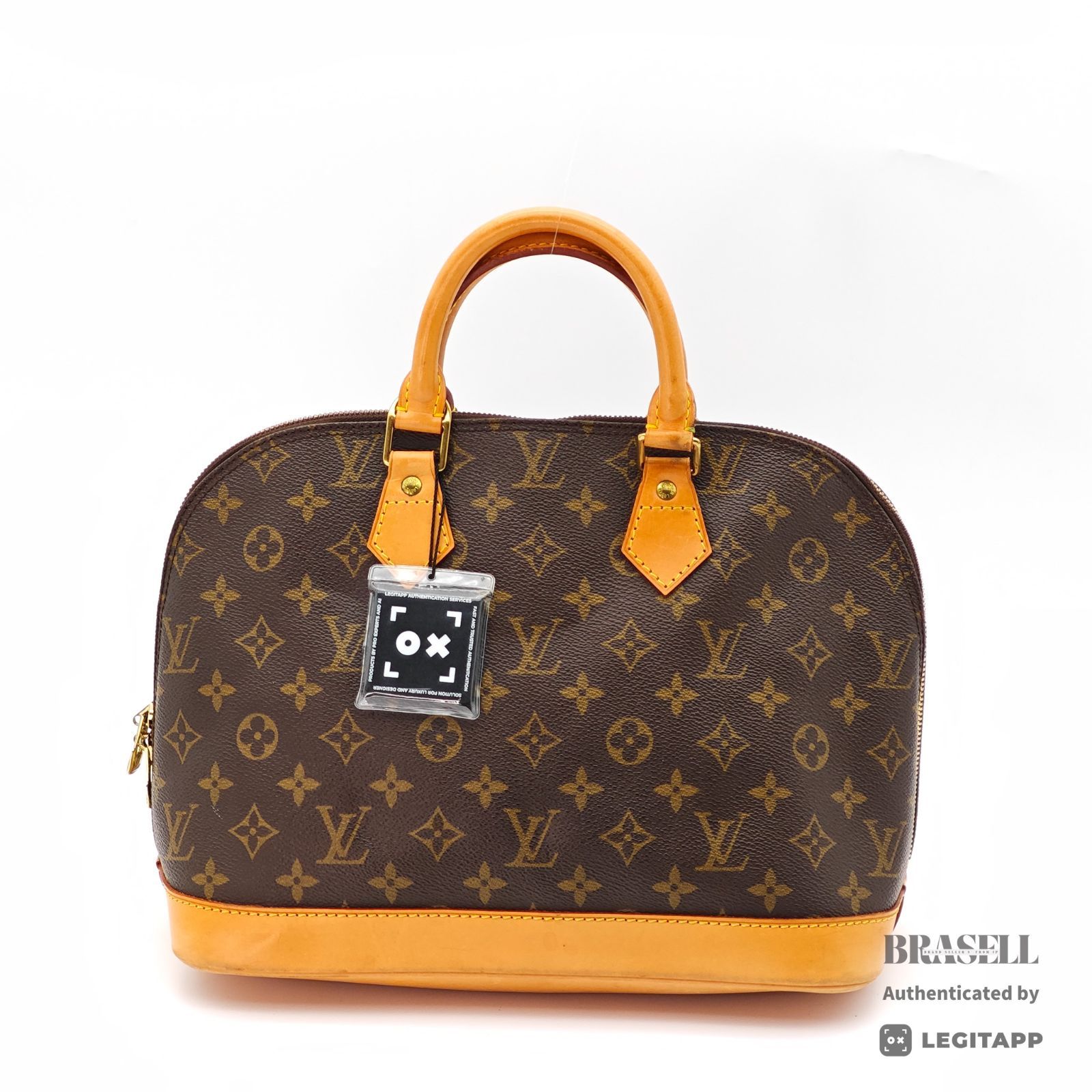 LOUIS VUITTON アルマ M51130 バッグ ハンドバッグ ゴルフ ブラウン レディース メンズ パドロック 鍵